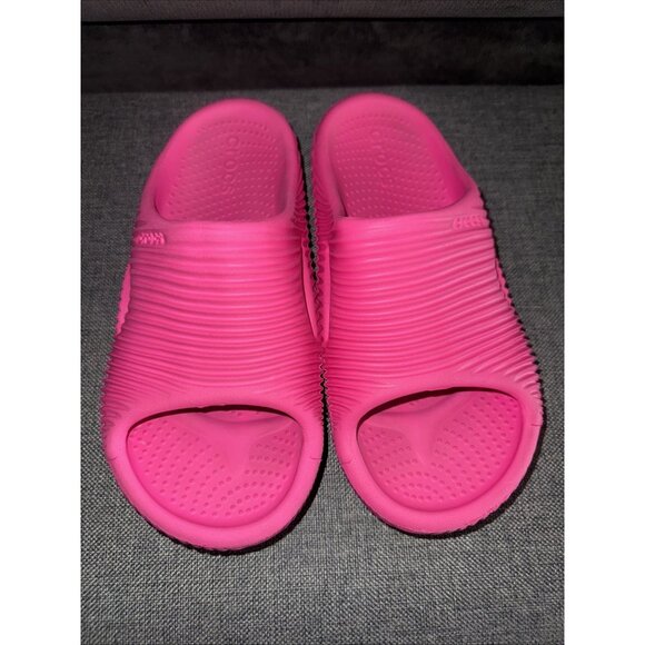Crocs Mellow Tide Recovery Slide W8 - M6 (Pink Crush) - Picture 1 of 5